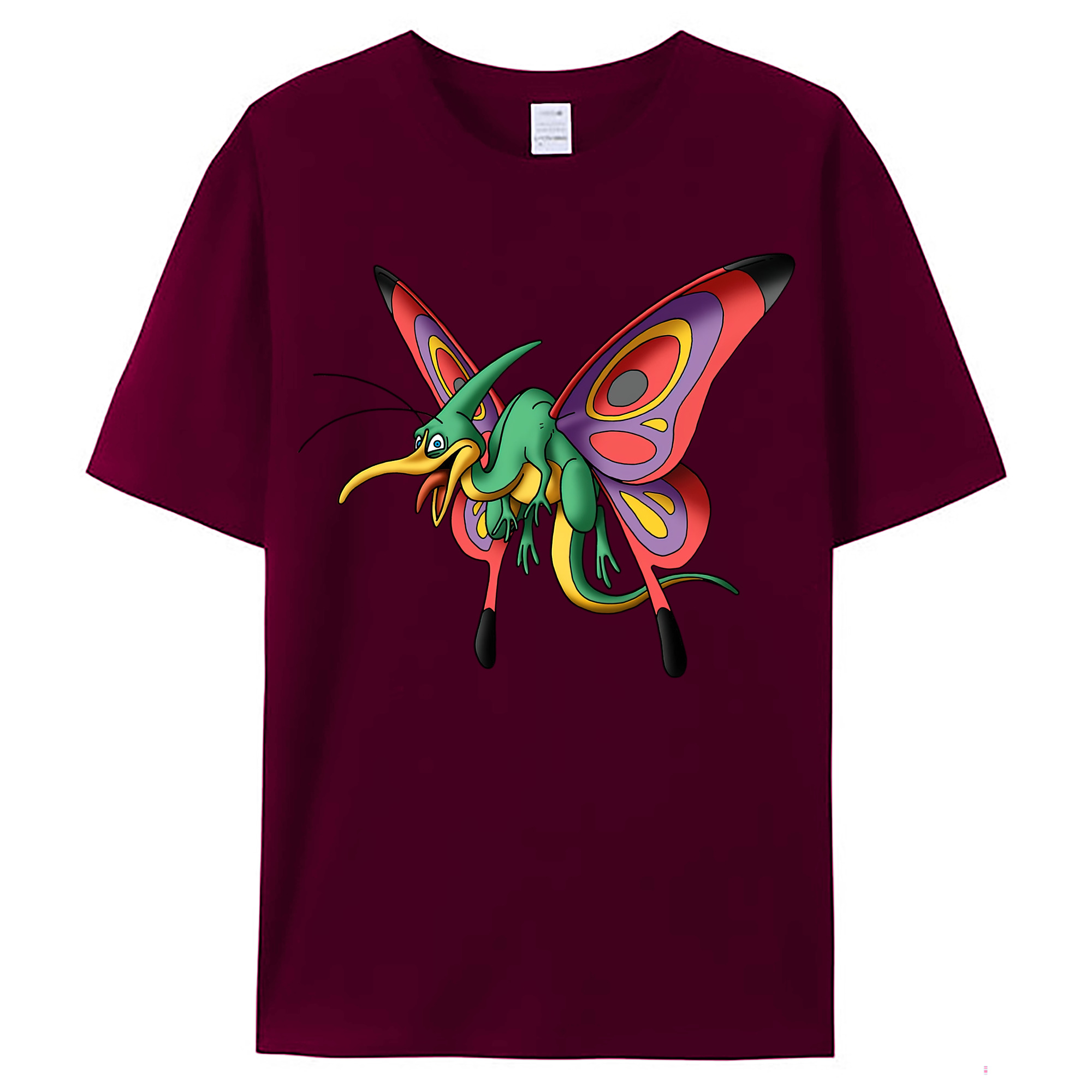 （画像用） ドラゴンクエスト Doragon Kuesuto Dragon Quest レディースカジュアルプリントTシャツ（綿100％）